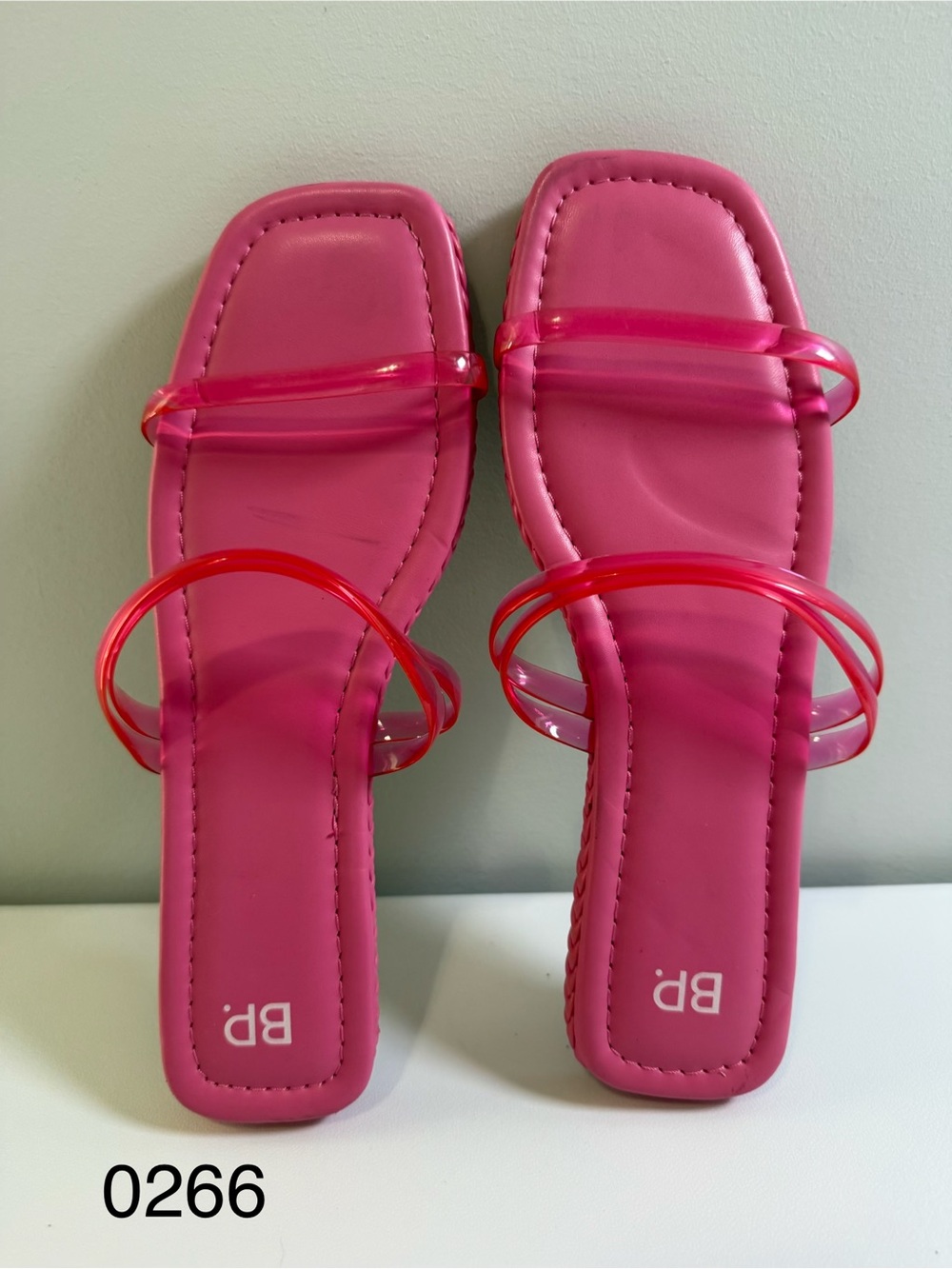 BP Nordstrom Plush Slip On Slippers Pink Size Large 11-12 Women's New with Tags